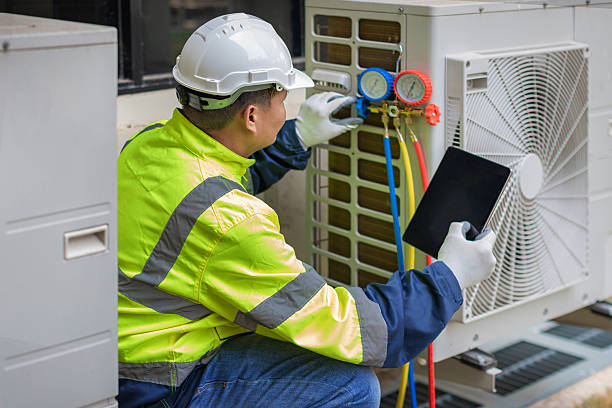 Professional Hvac Maintenance technician working in Krum, TX